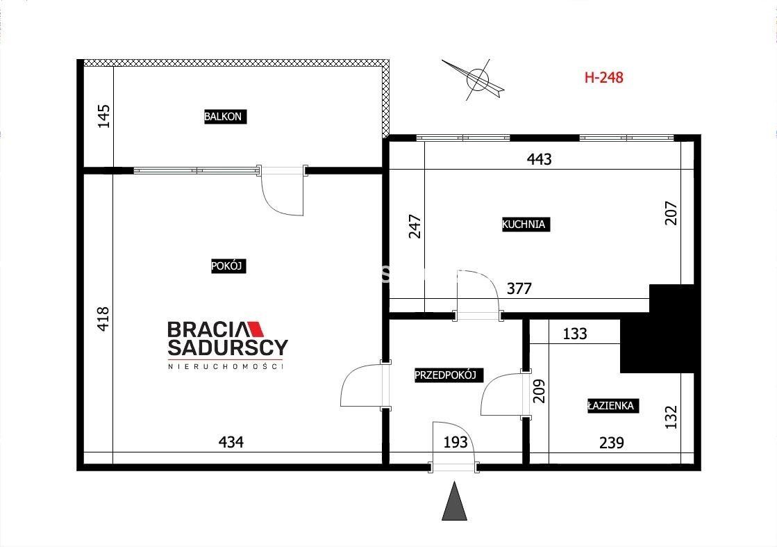 Mieszkanie 1-pokojowe Kraków Czyżyny, ul. Narciarska. Zdjęcie 25