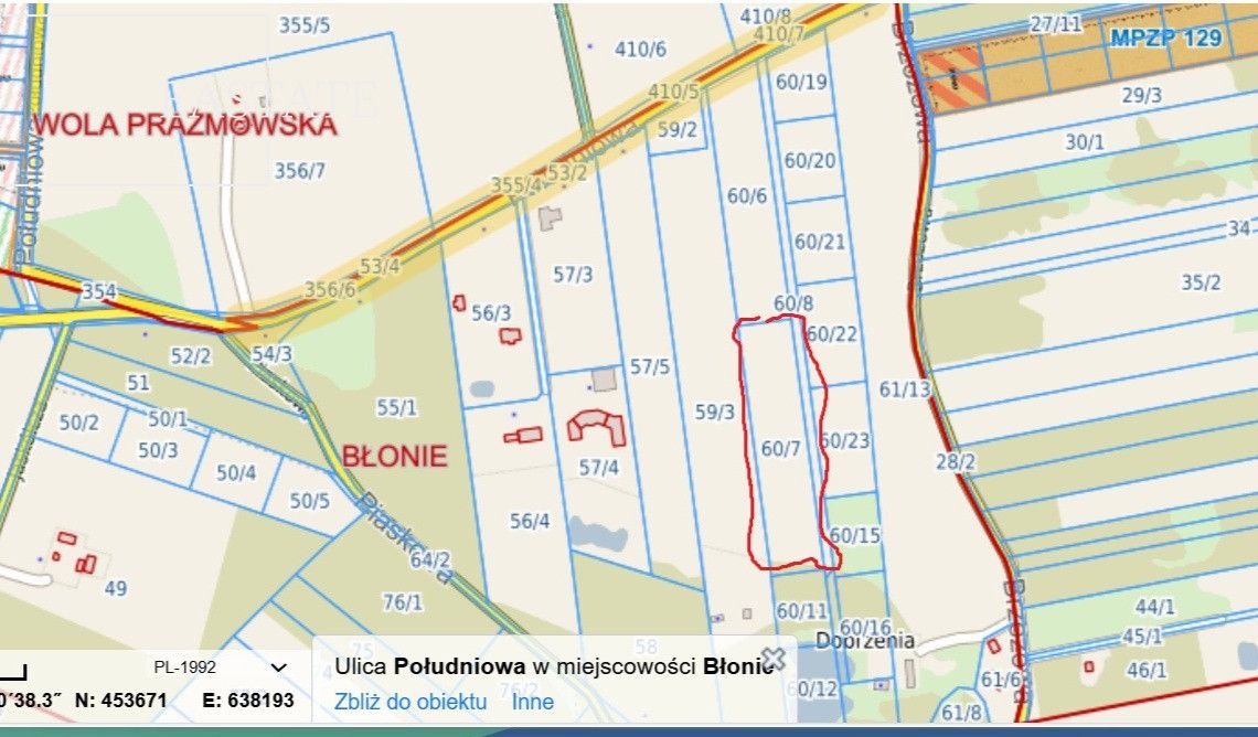 Działka budowlana Prażmów. Zdjęcie 8