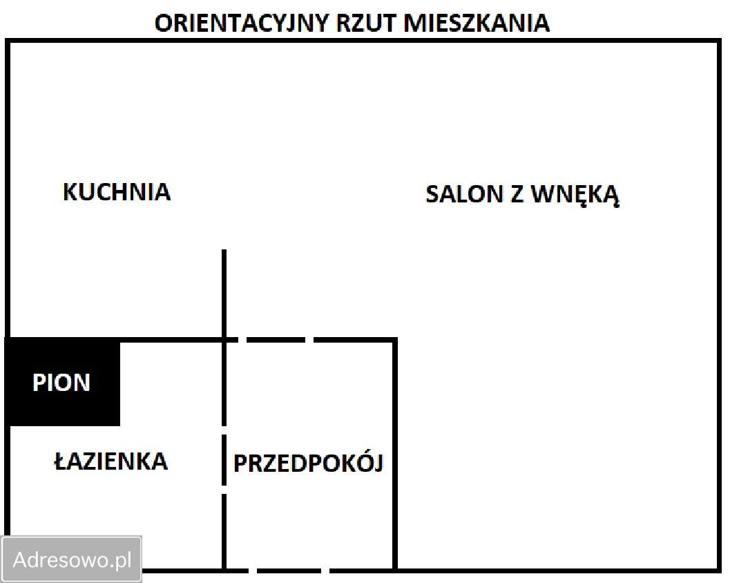 Mieszkanie 1-pokojowe Sosnowiec Zagórze, ul. Bohaterów Monte Cassino. Zdjęcie 3