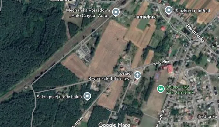 Działka budowlana Jamielnik