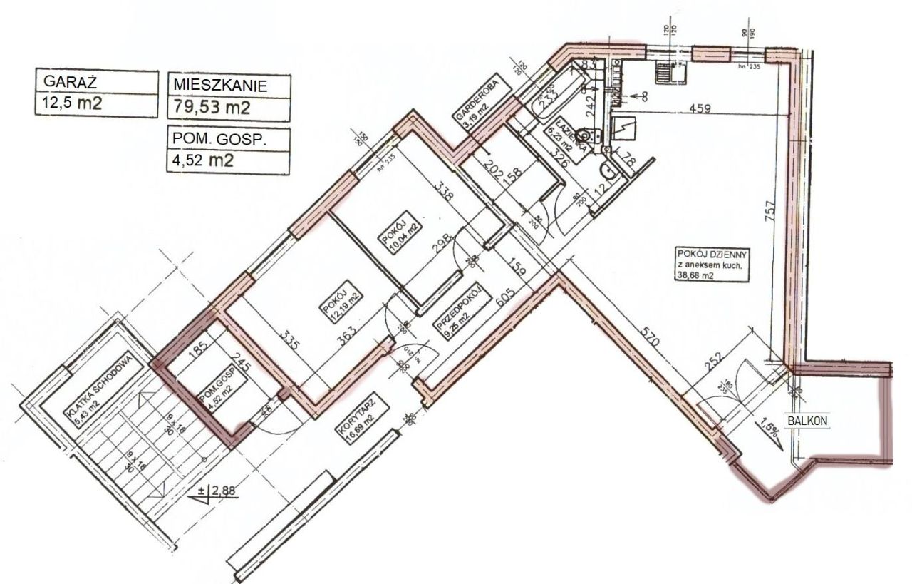 Mieszkanie 4-pokojowe Bielsko-Biała Kamienica, ul. Janisława Grondysa. Zdjęcie 30