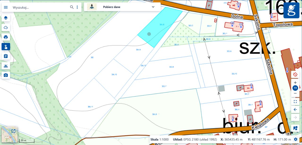 Działka budowlana Toporów, ul. Dolna. Zdjęcie 1
