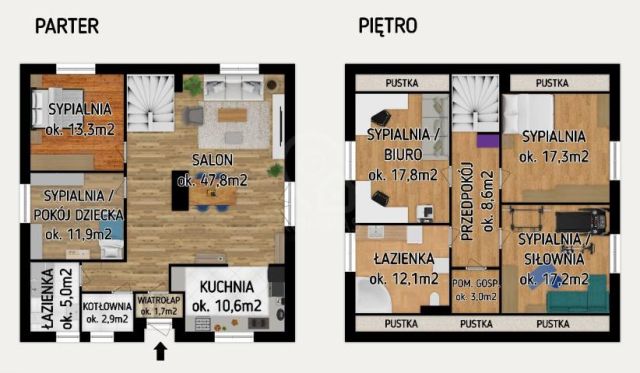 dom wolnostojący, 6 pokoi Chrząstawa Mała, ul. Malinowa. Zdjęcie 16