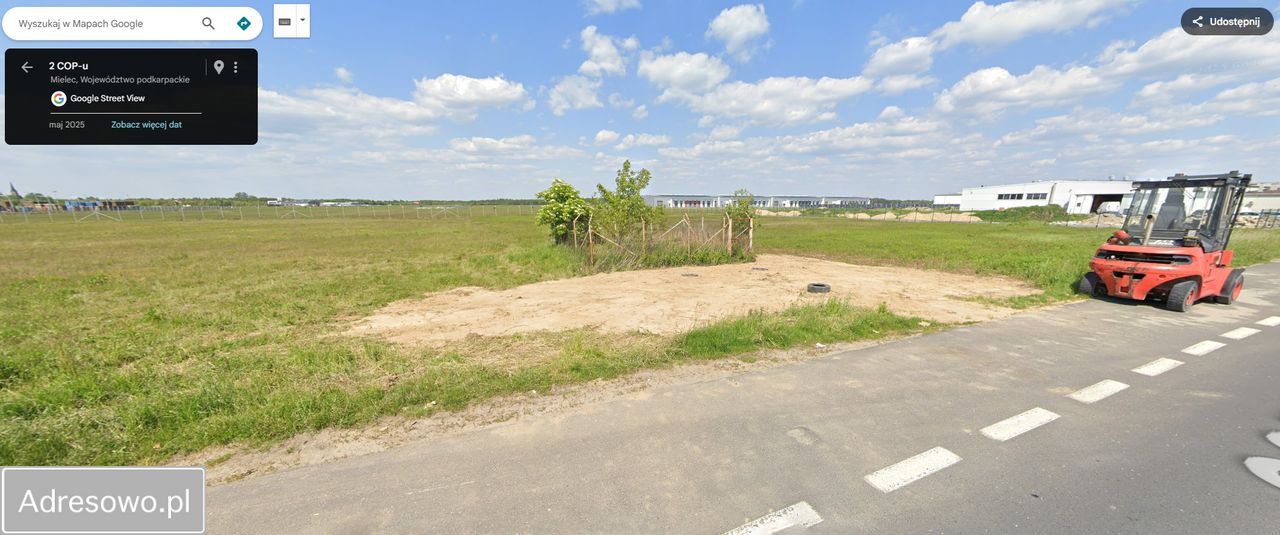 Działka inwestycyjna Mielec, ul. COP-u