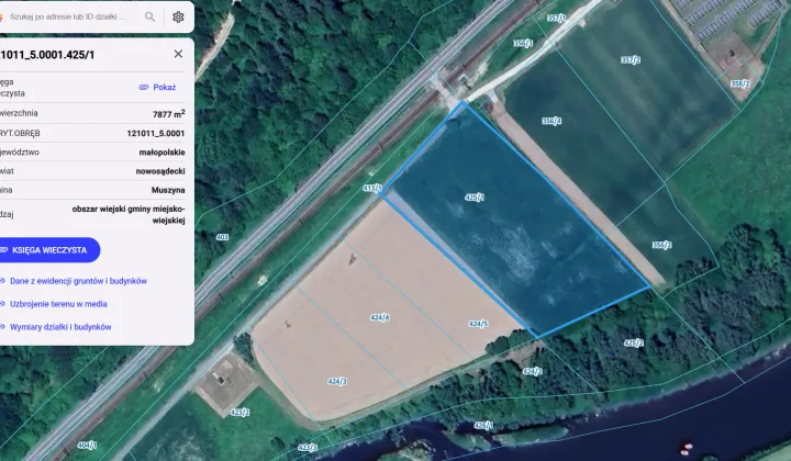 Działka rolna Andrzejówka