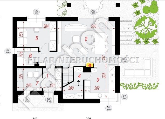 dom wolnostojący, 5 pokoi Koźlice. Zdjęcie 16