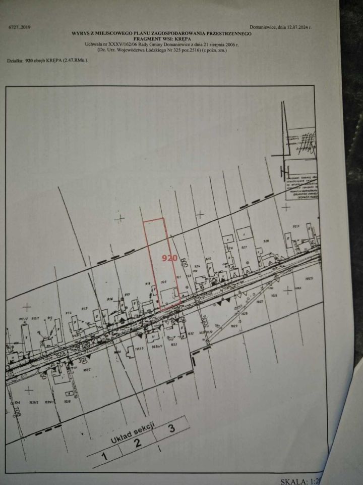 Działka budowlana Krępa. Zdjęcie 4