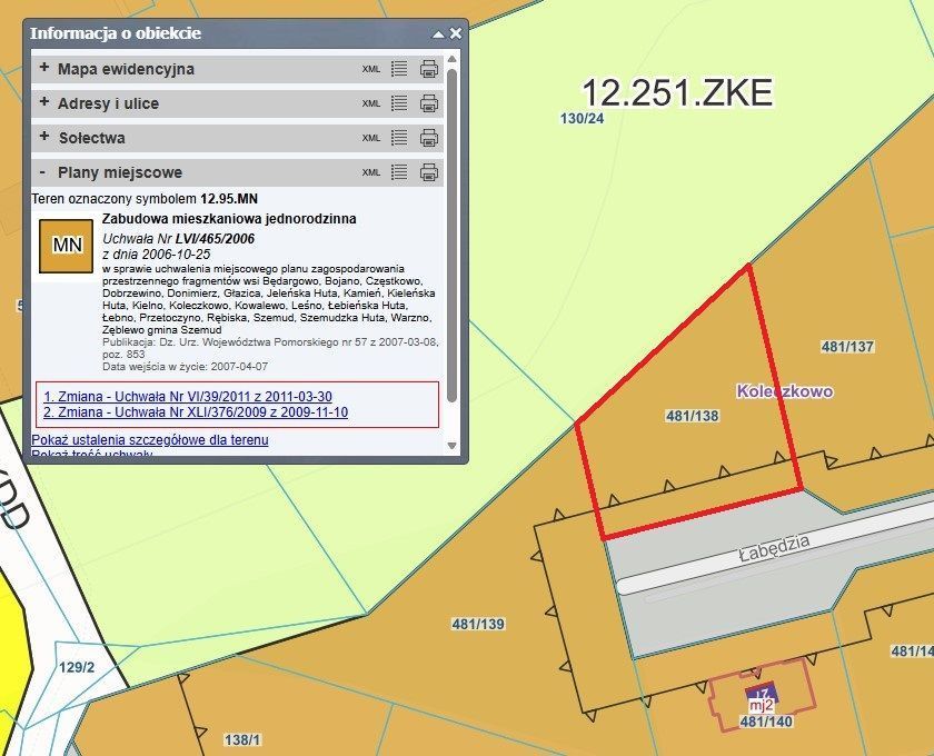 Działka budowlana Koleczkowo, ul. Łabędzia. Zdjęcie 3