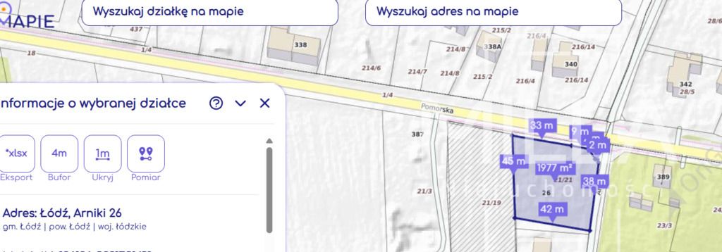 Działka inwestycyjna Łódź Widzew, ul. Arniki. Zdjęcie 2
