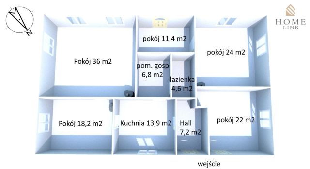siedlisko, 4 pokoje Raciszewo. Zdjęcie 20