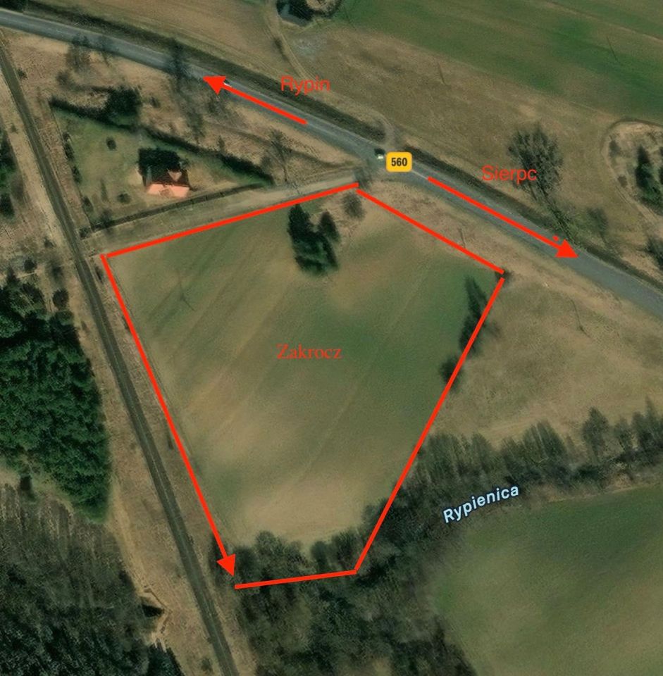 Działka budowlana Zakrocz