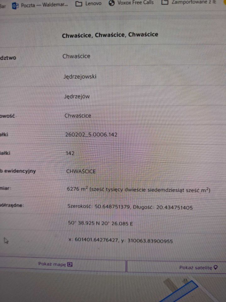 Działka rolno-budowlana Chwaścice. Zdjęcie 5