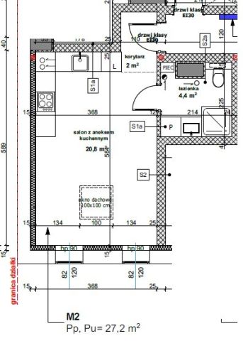 Mieszkanie 1-pokojowe Szczecin Centrum. Zdjęcie 5