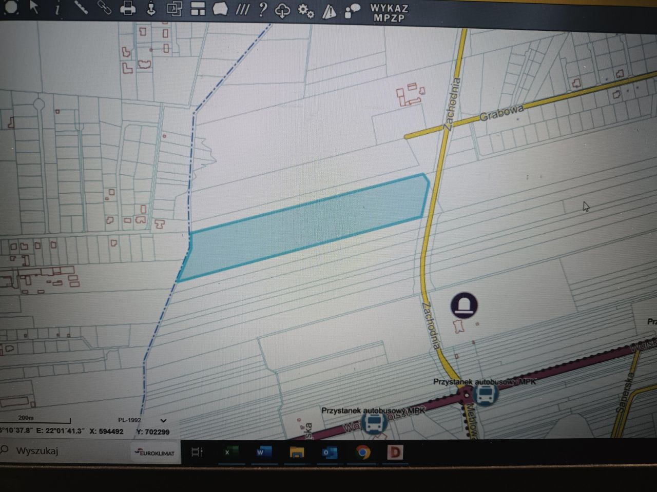 Działka inwestycyjna Łomża, ul. Zachodnia. Zdjęcie 2