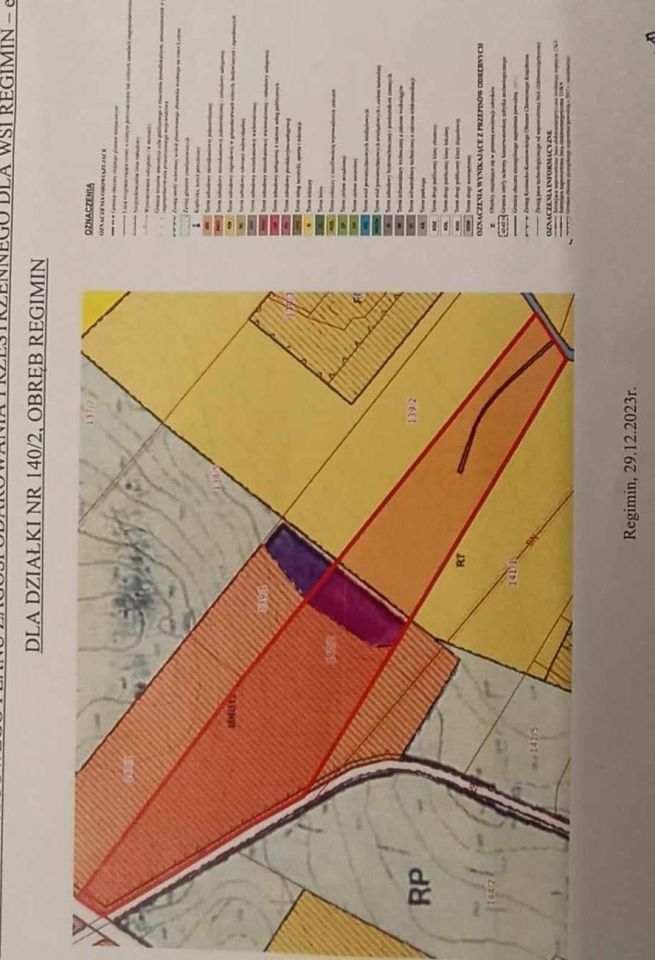 Działka budowlana Regimin, ul. Adama Rzewuskiego. Zdjęcie 2