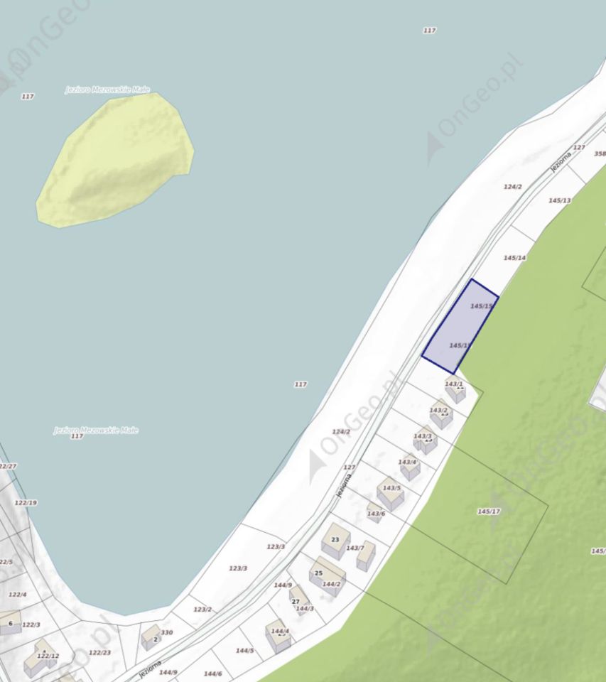 Działka rolno-budowlana Mezowo, ul. Jeziorna. Zdjęcie 5