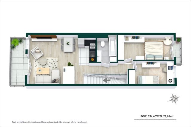 Mieszkanie 3-pokojowe Piaseczno, ul. Owocowy Sad. Zdjęcie 14