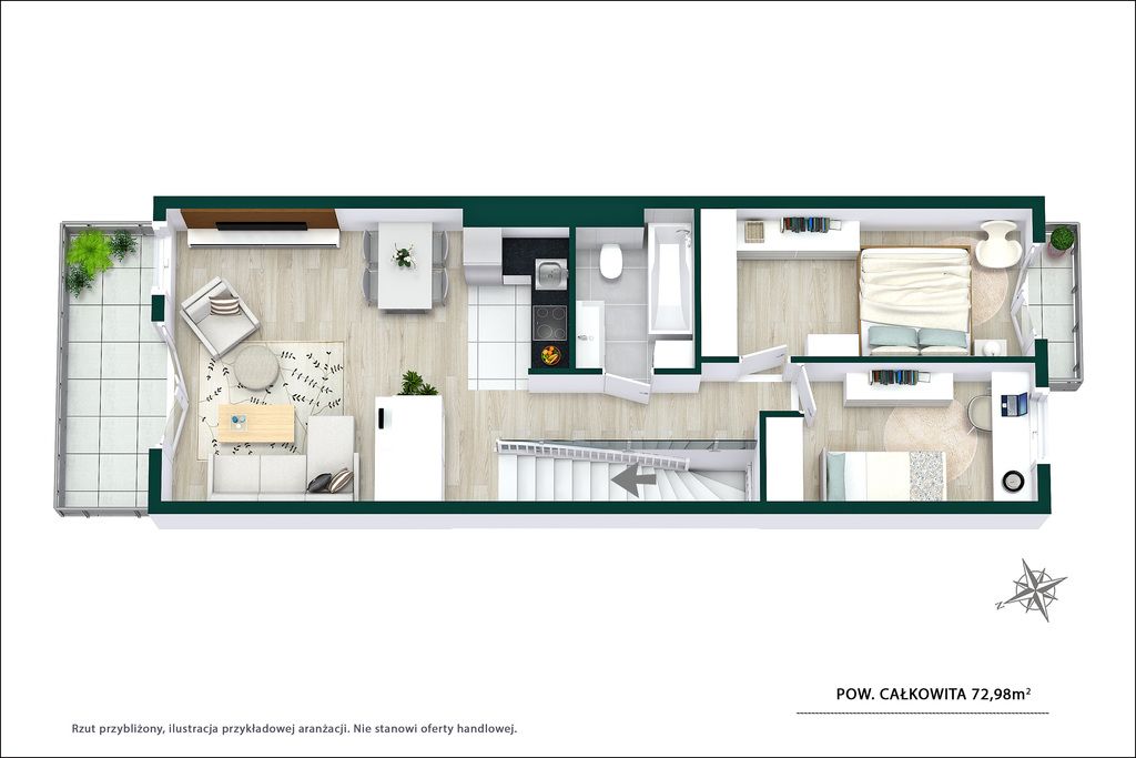 Mieszkanie 3-pokojowe Piaseczno, ul. Owocowy Sad. Zdjęcie 14