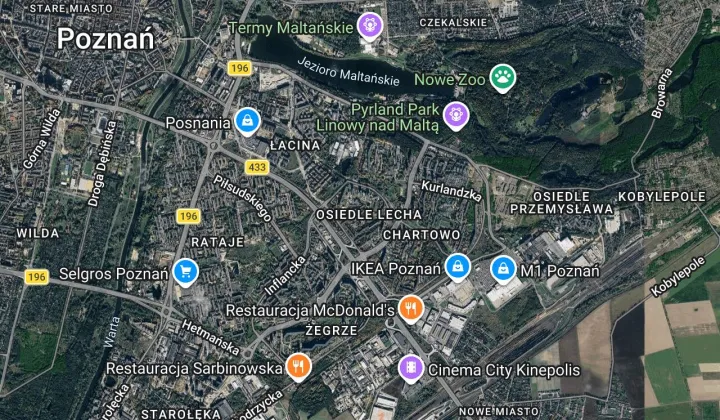 Mieszkanie 3-pokojowe Poznań Chartowo, os. Lecha