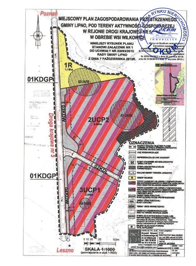 Działka inwestycyjna Lipno. Zdjęcie 3