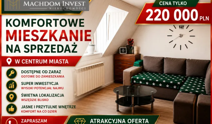 Mieszkanie 2-pokojowe Grudziądz