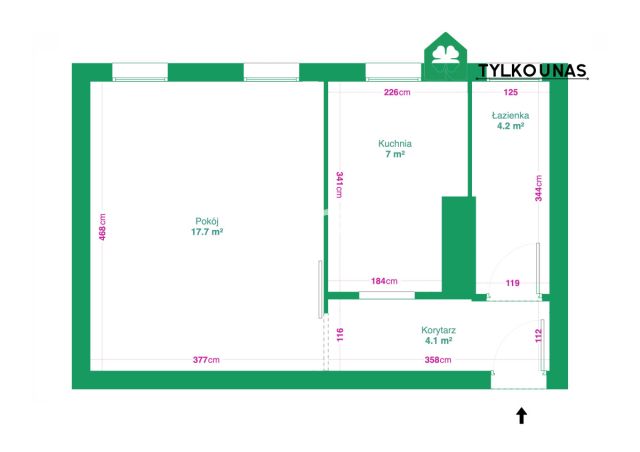 Mieszkanie 1-pokojowe Gdańsk Śródmieście, ul. Siennicka. Zdjęcie 13