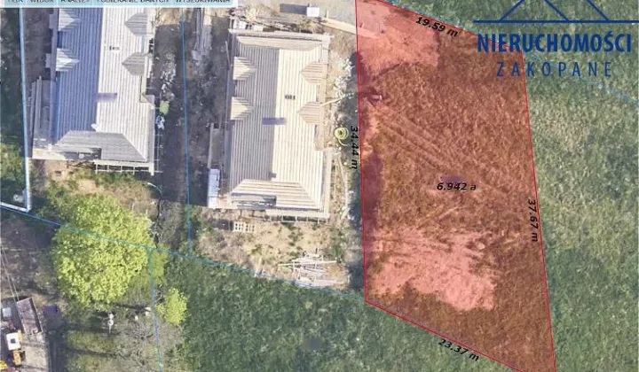 Działka budowlana Zakopane Zoniówka