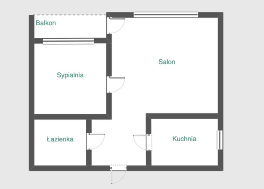 Mieszkanie 2-pokojowe Łódź, ul. Stanisława Popowskiego. Zdjęcie 9