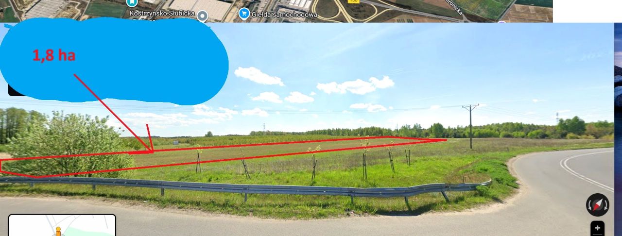 Działka inwestycyjna Gorzów Wielkopolski Chróścik. Zdjęcie 7