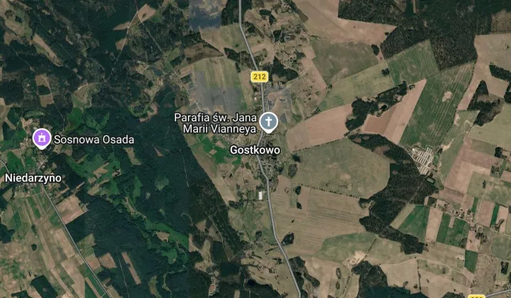 Działka inwestycyjna Gostkowo