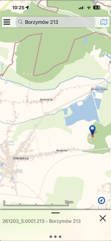 Działka budowlana Borzymów. Zdjęcie 7