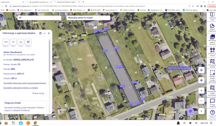 Działka rolno-budowlana Gierałtowice, ul. ks. Roboty