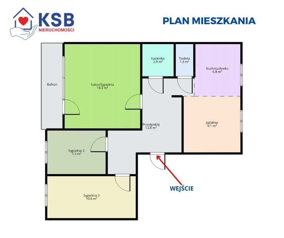 Mieszkanie 3-pokojowe Ostrowiec Świętokrzyski, os. Pułanki. Zdjęcie 20