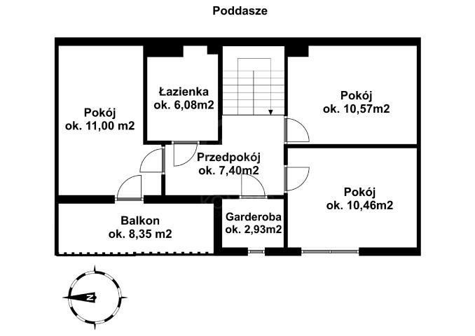 dom szeregowy, 7 pokoi Wrocław, ul. gen. Stefana Grota-Roweckiego. Zdjęcie 14