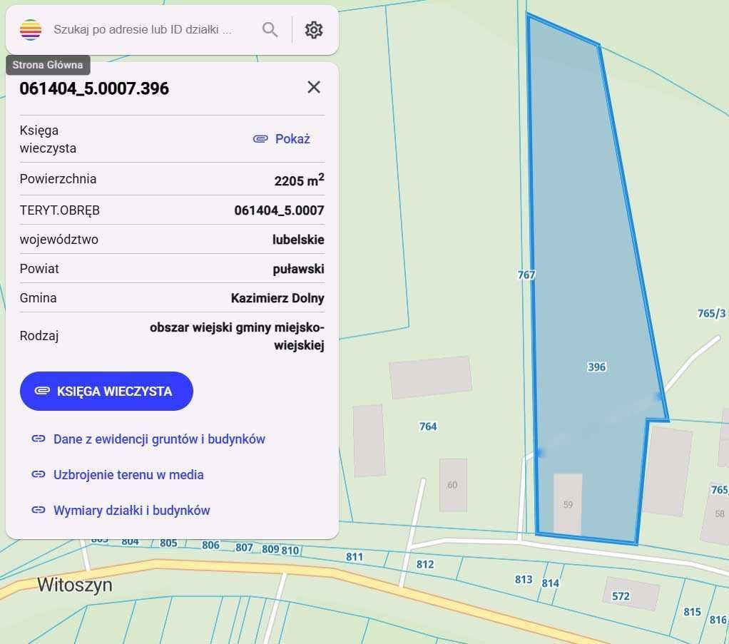 Działka budowlana Witoszyn. Zdjęcie 5