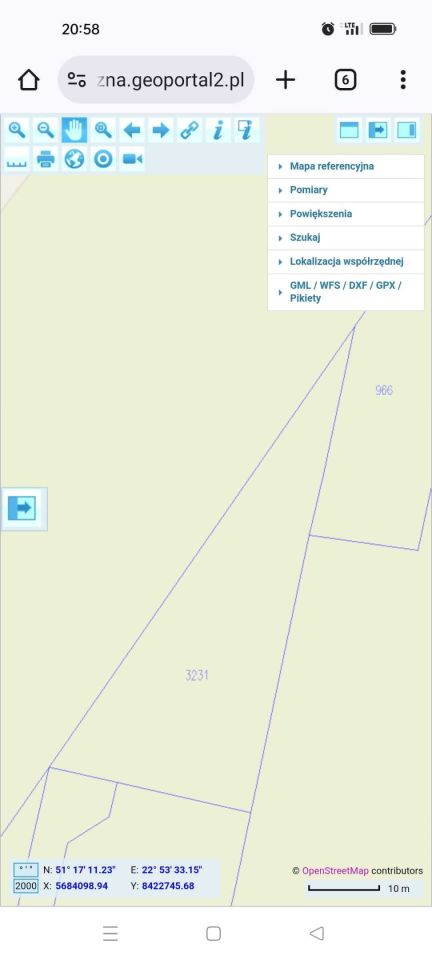 Działka budowlana Łęczna