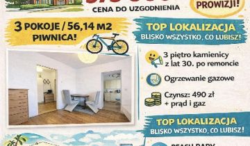 Mieszkanie 3-pokojowe Wrocław Śródmieście, ul. Józefa Marii Hoene-Wrońskiego