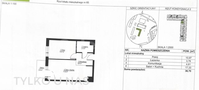 Mieszkanie 2-pokojowe Poznań Podolany, ul. Jasielska. Zdjęcie 19