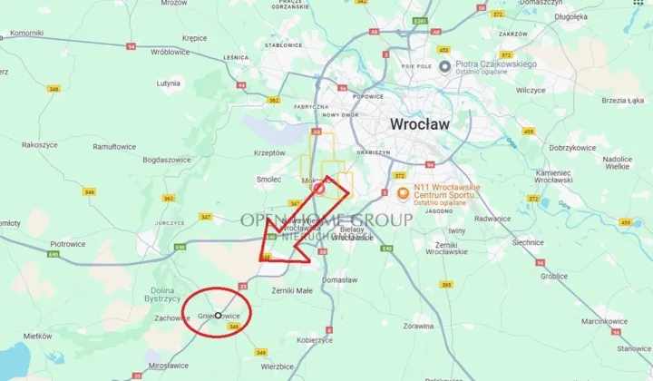 Działka rolna Gniechowice