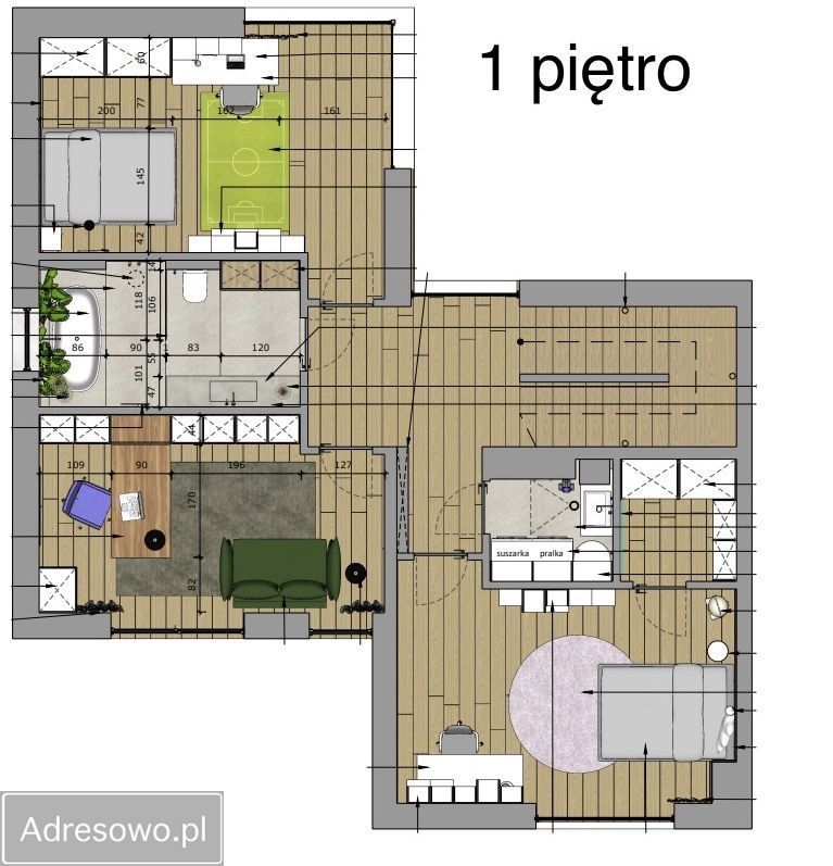 dom szeregowy, 5 pokoi Warszawa Powsin, ul. Potułkały. Zdjęcie 19