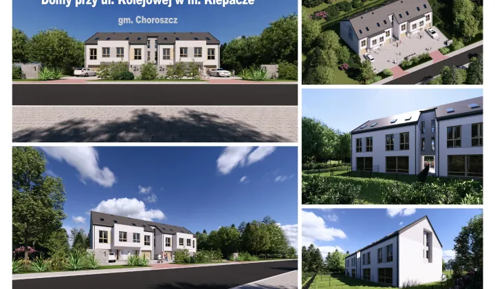 dom szeregowy, 5 pokoi Klepacze, ul. Kolejowa