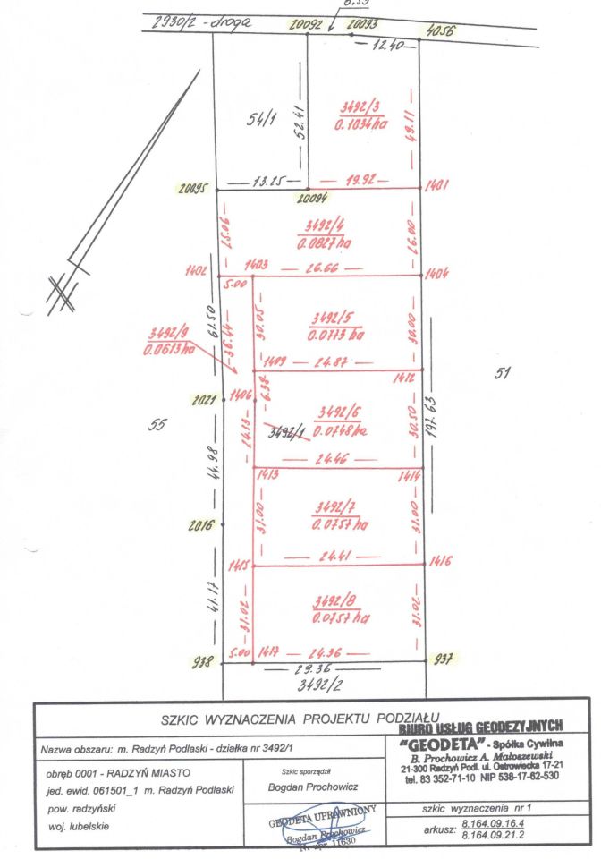 Działka budowlana Radzyń Podlaski. Zdjęcie 3