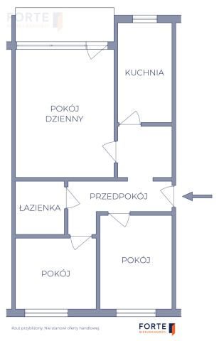 Mieszkanie 3-pokojowe Warszawa Bielany, al. Aleja Władysława Reymonta. Zdjęcie 14
