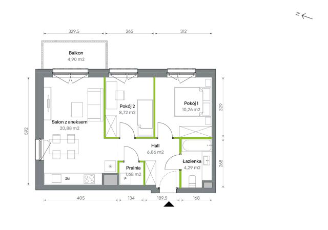 Mieszkanie 3-pokojowe Warszawa Targówek, ul. Oliwska. Zdjęcie 16