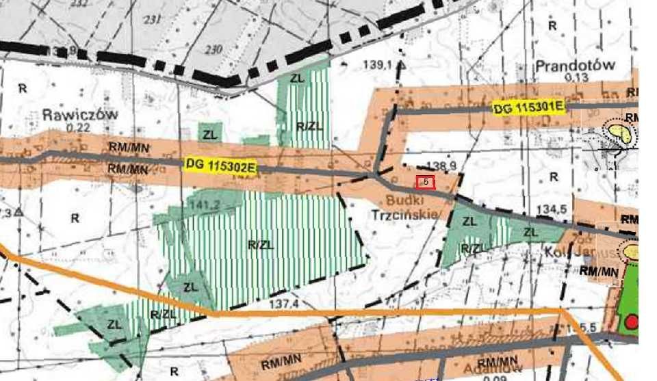 Działka budowlana Budy Trzcińskie. Zdjęcie 2