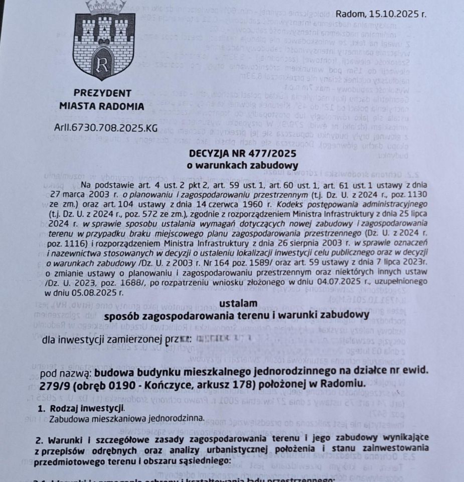 Działka budowlana Radom Pruszaków, ul. Melodyjna. Zdjęcie 5
