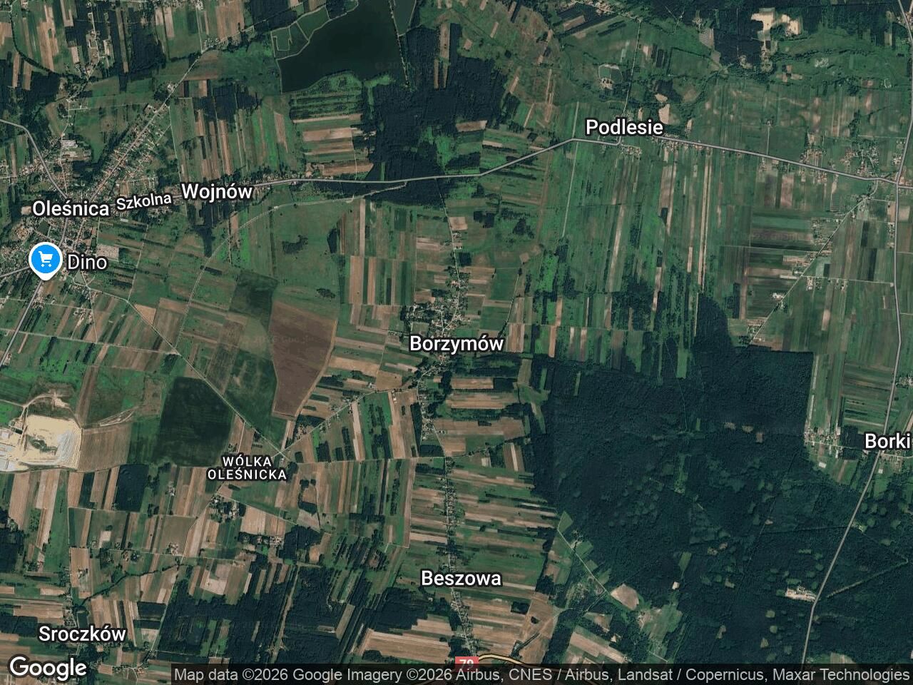 Działka rolno-budowlana Borzymów