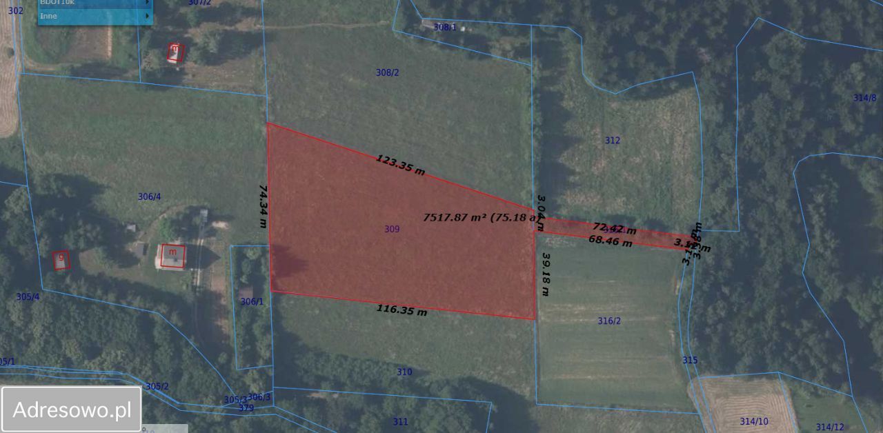 Działka rolna Witowice Dolne. Zdjęcie 2