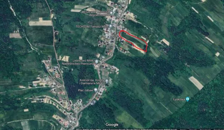 Działka budowlana Milik