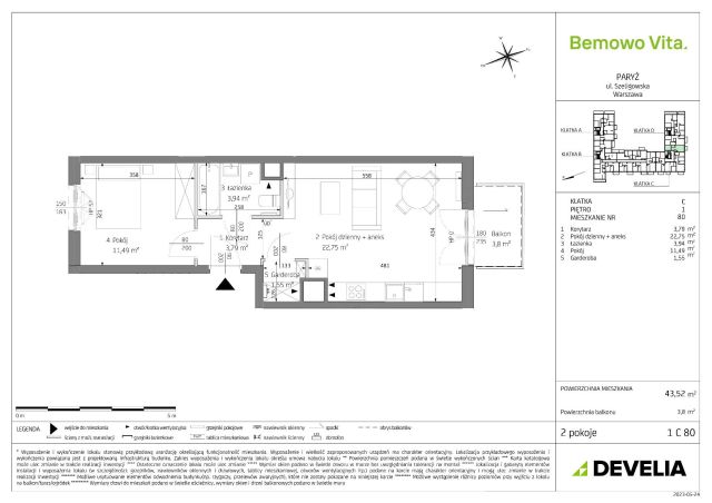 Mieszkanie 2-pokojowe Warszawa Chrzanów, ul. Szeligowska. Zdjęcie 8